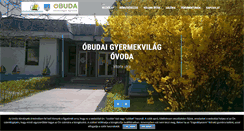 Desktop Screenshot of gyermekvilag-obuda.hu